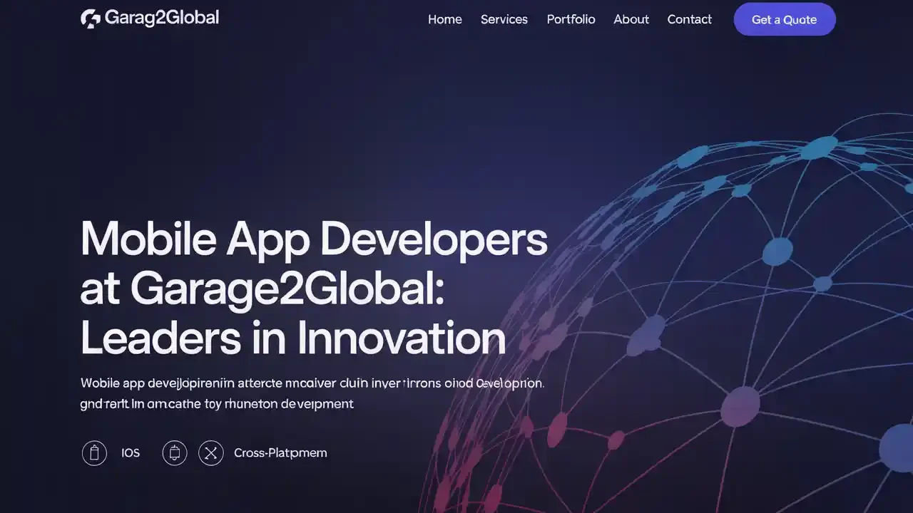 Mobile App Developers At Garage2Global: Leaders in Innovation