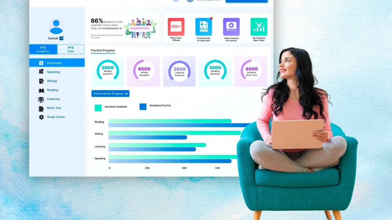 How Free PTE Mock Tests Prepare You for the Real Exam Environment