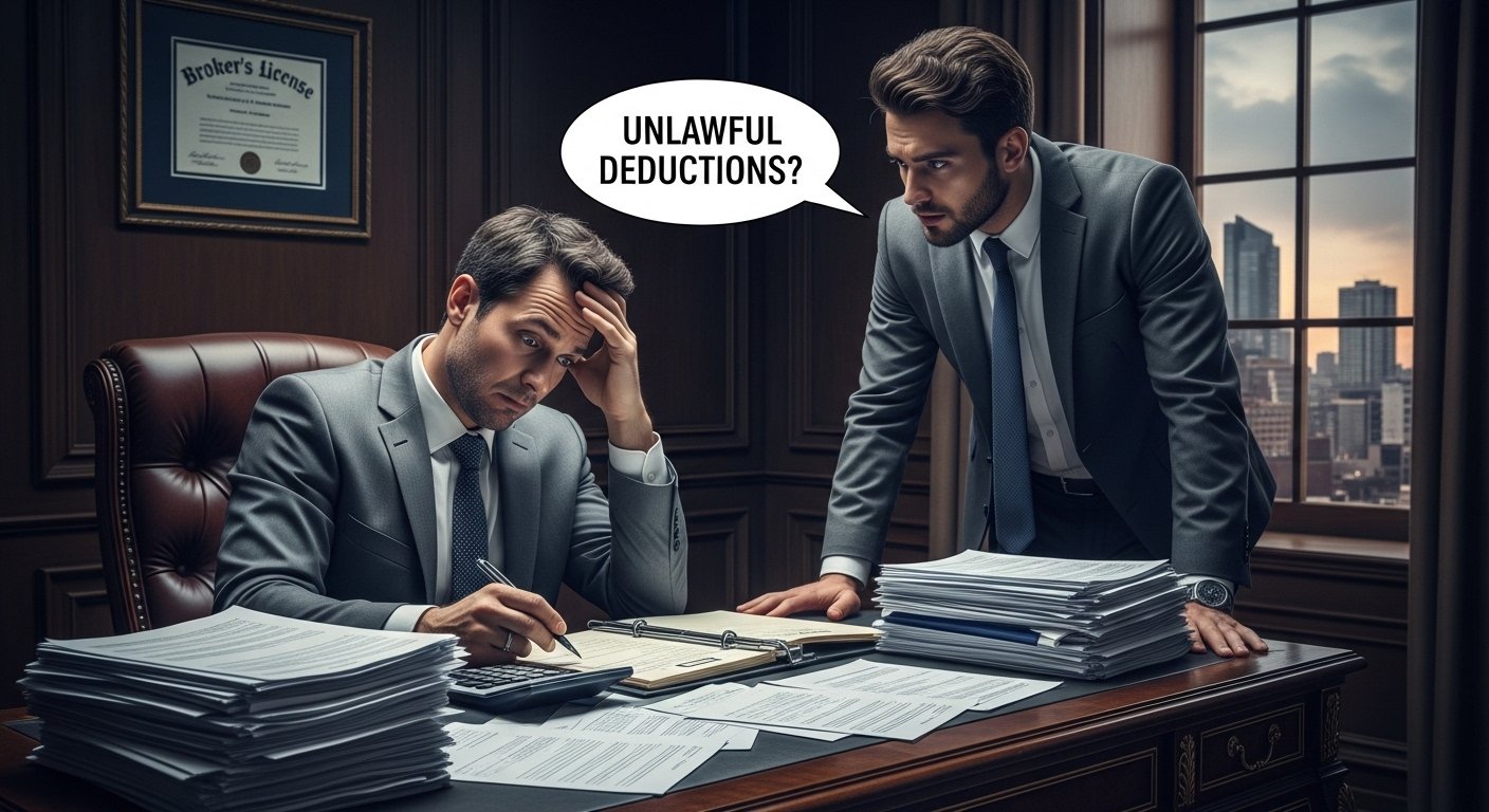 Common Unlawful Commission Deductions Real Estate Brokers Make