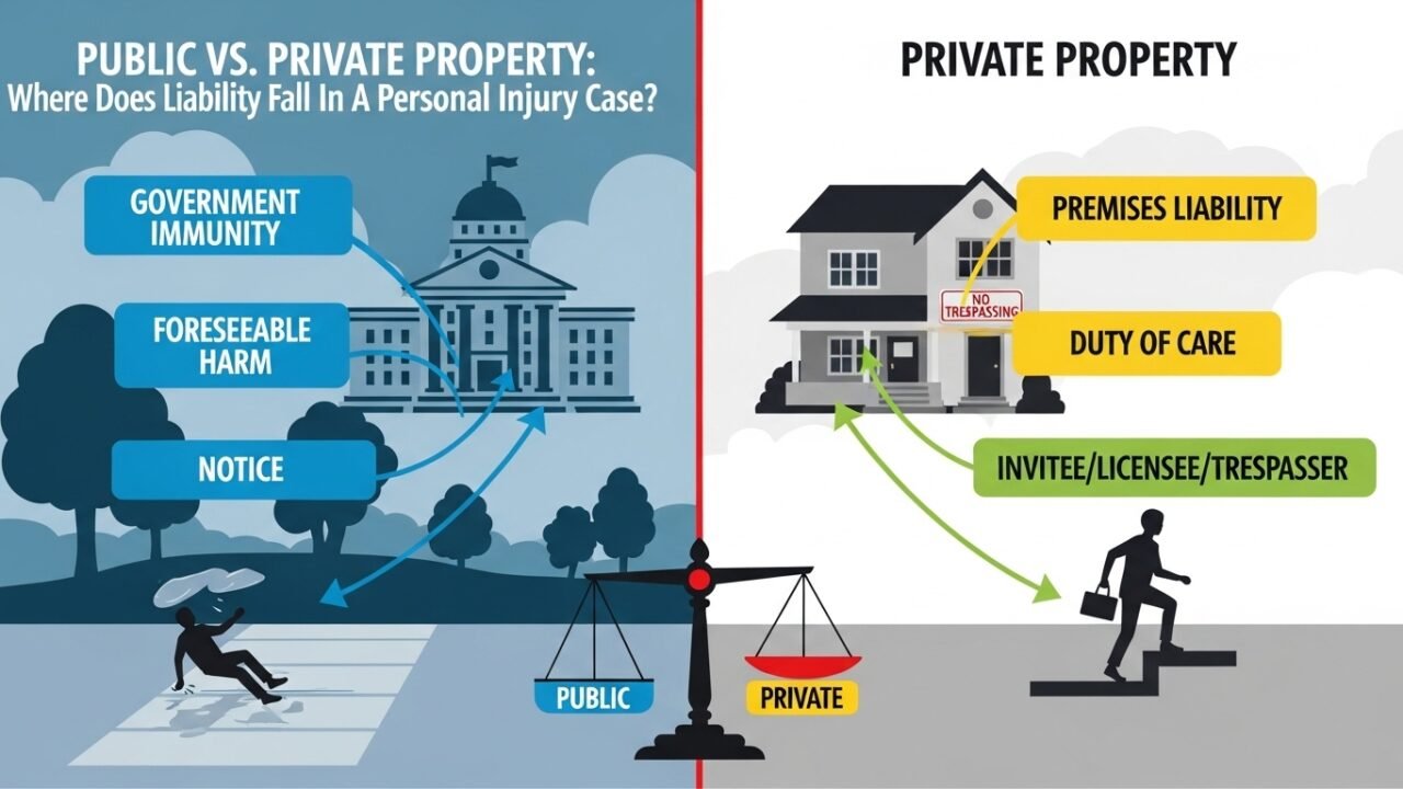 Public Vs. Private Property: Where Does Liability Fall In A Personal Injury Case?